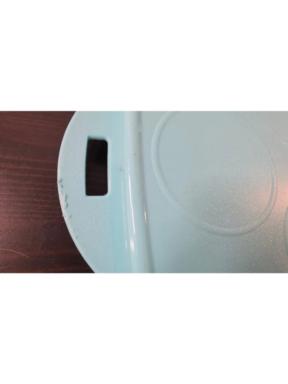 TUPPERWARE CAKE CUPCAKE CARRIER aqua blue SHEET REVERSIBLE TAKER 3861-A teal